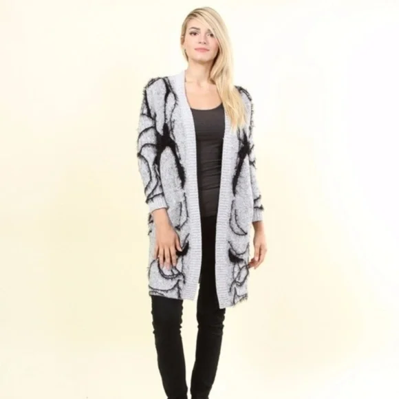 Chunky Knit Sweater Cardigan - Picture 3 of 3